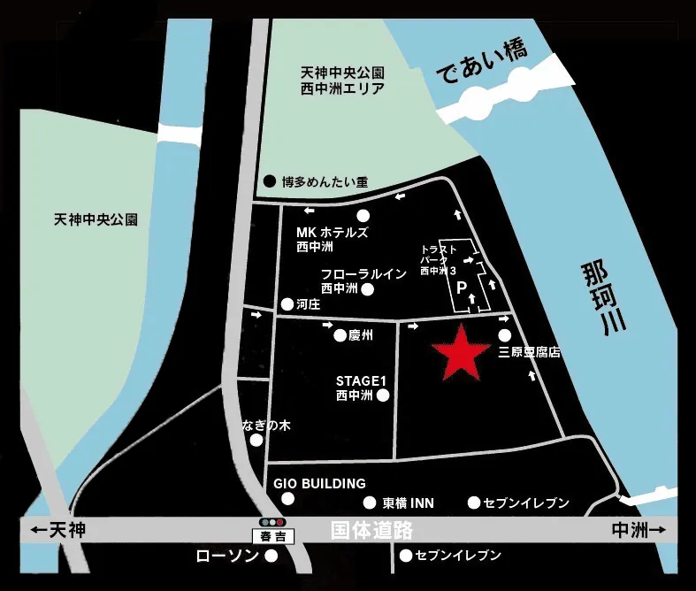 Aqua Lounge S 周辺案内図